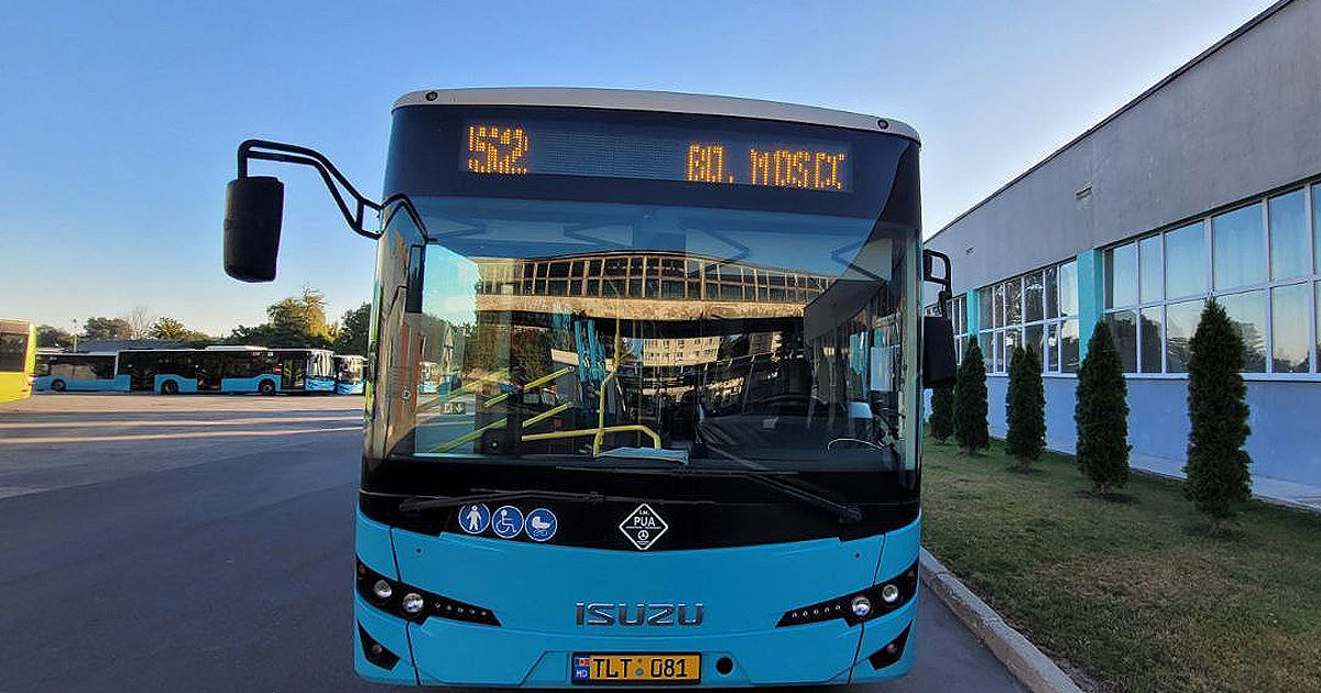 O nouă rută de autobuz, lansată de la Chișinău la Cricova.