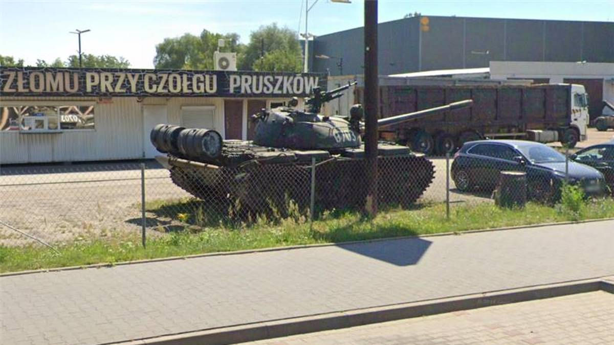 В Польше из пункта приема металлолома украли 35-тонный танк.