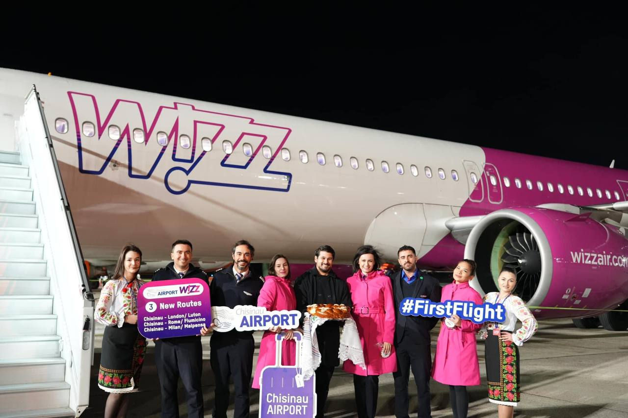 После перерыва компания Wizz Air совершила первый рейс в Кишинев