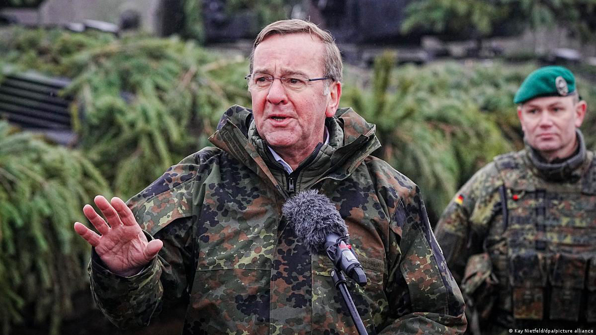 Писториус: Приоритетом является укрепление украинской ПВО и снабжение боеприпасами.