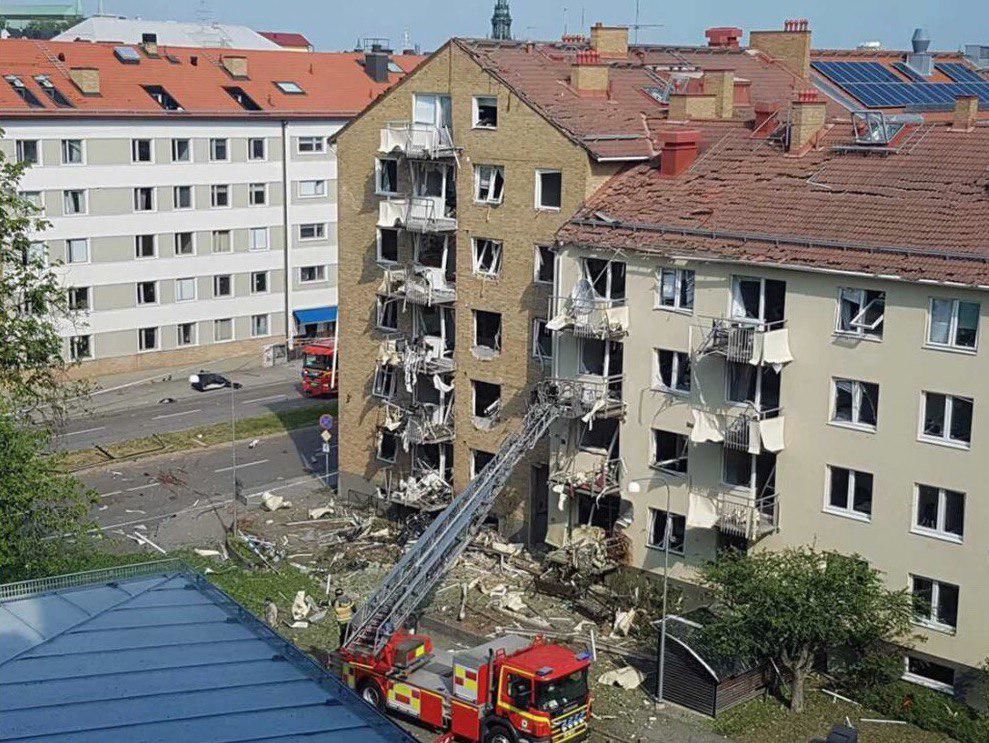 При взрыве в шведском Линчепинге пострадали 19 человек.