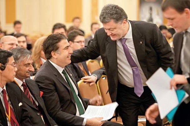 Саакашвили возглавит созданный Порошенко Консультативный международный совет реформ. Фото: rusvesna.su
