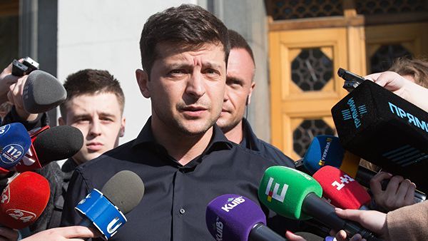 Новоизбранный президент Украины Владимир Зеленский.