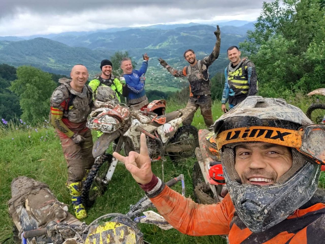 В Черновицкой области состоялся первый этап чемпионата Украины и Молдовы по эндуро.