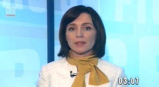 Кандидат на пост  президента Молдовы от правых партий Майя Санду.