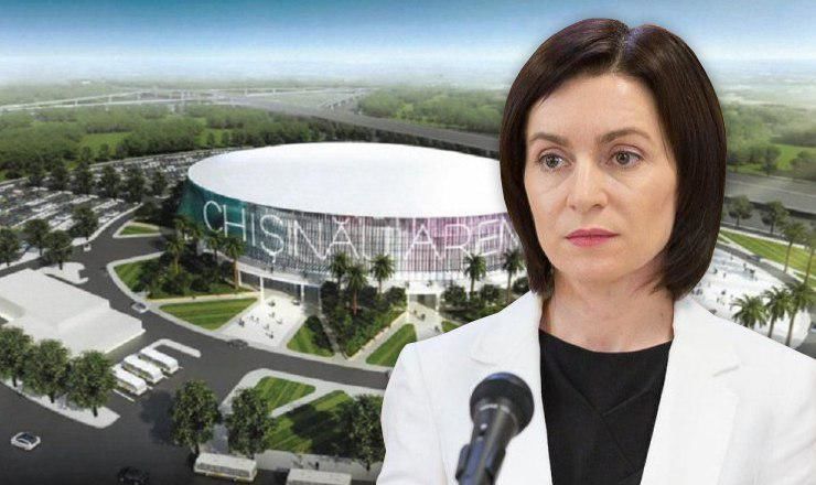 Санду об Arena Chisinau: Похоже, цифру в 43 млн евро взяли с потолка.