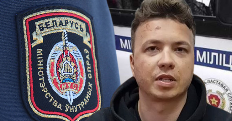 По словам отца Протасевича, Роман запуган и сильно волнуется. Коллаж: Point.md.