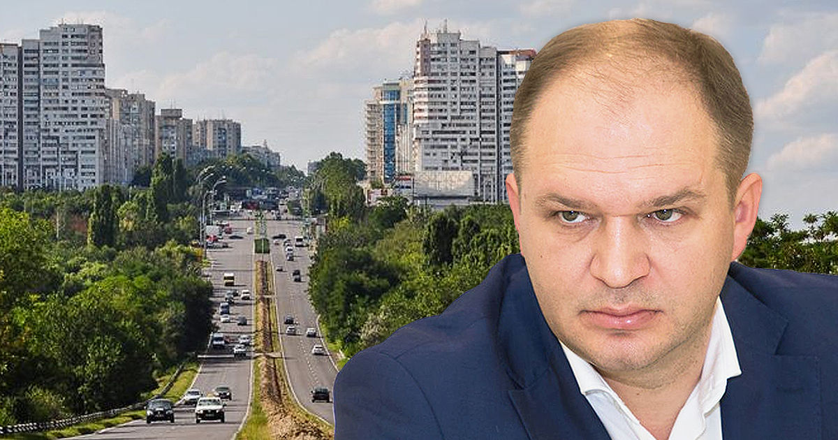 Ион Чебан попросил правительство отремонтировать улицу от аэропорта до “Ворот города”. Коллаж Point.md.