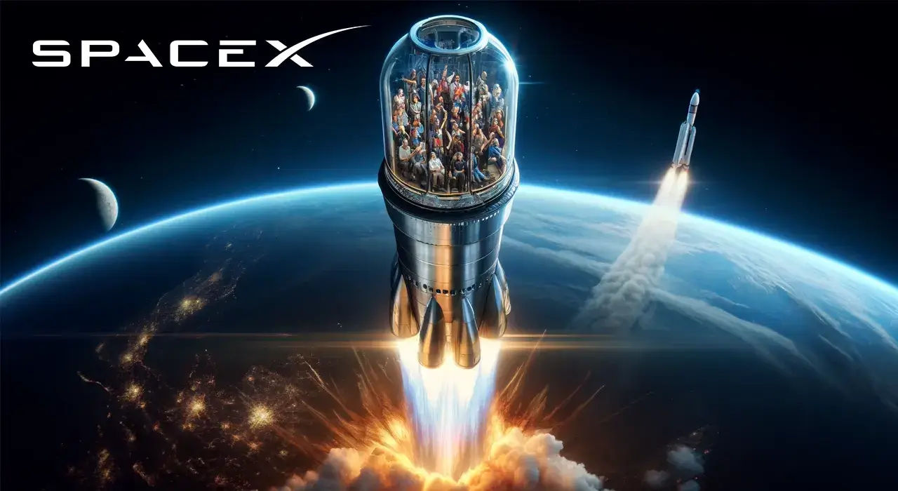 SpaceX открыла бронирование на полеты в космос.