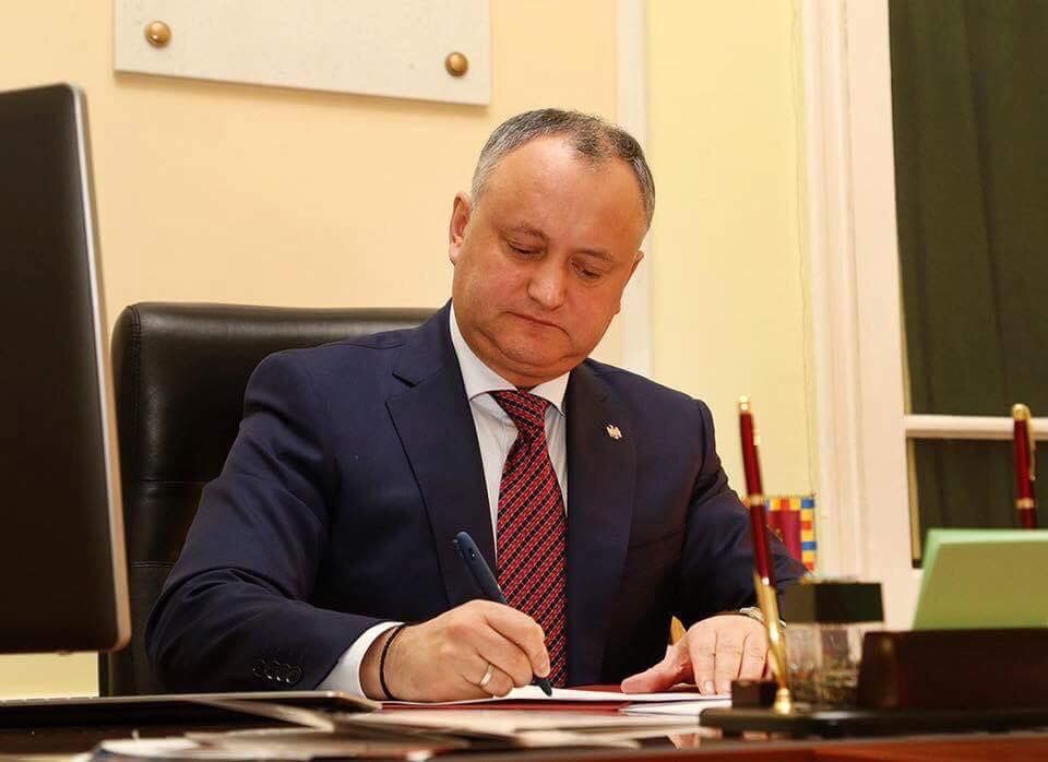 Президент Республики Молдова Игорь Додон.