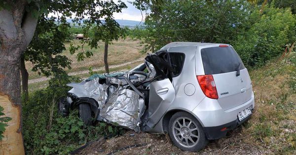 77-летний мужчина погиб, врезавшись в дерево около Добруджа Веке.