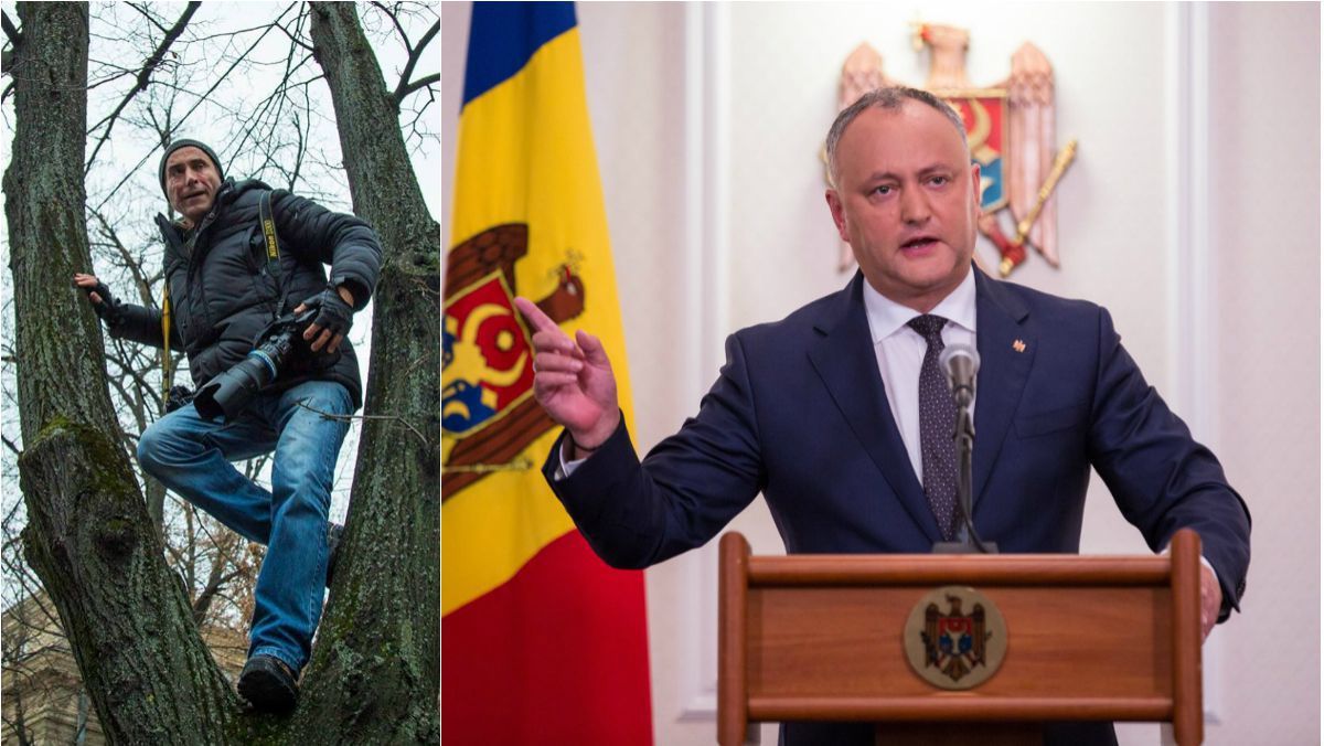 Фоторепортер Константин Григорицэ подал в суд на президентуру. Фото: agora.md