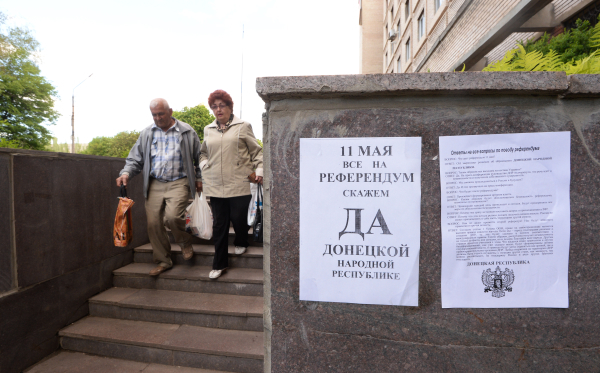 Референдумы о статусе регионов пройдут 11 мая в Донецкой и Луганской областях. Фото: nsn.fm