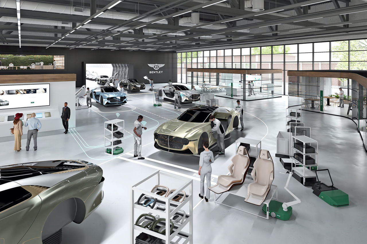 Bentley анонсировала первый аккумуляторный электромобиль.