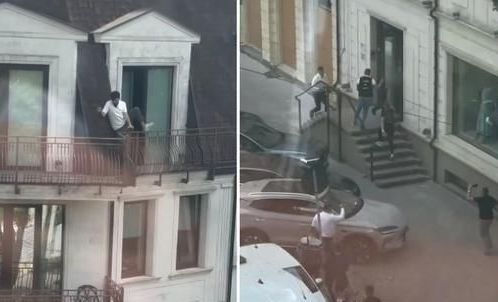 Tentativă de evadare peste balcon: Un suspect de escrocherii online a încercat să se ascundă de Poliție.