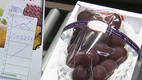 Un strugure a fost vândut pentru o sumă record la o licitaţie în Japonia: 10.900 dolari. Foto: baklajan.com