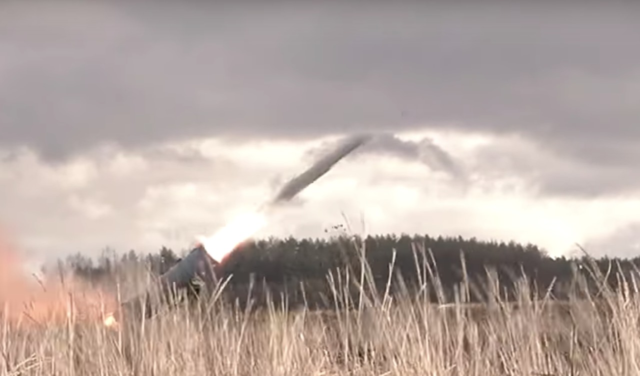 Появилось видео испытаний новой украинской крылатой ракеты.
