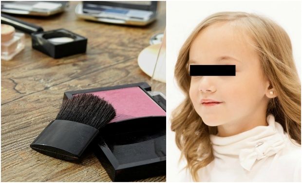 O fetiță de 10 ani și-a distrus vederea după ce a încercat să se fardeze ca mama ei. 