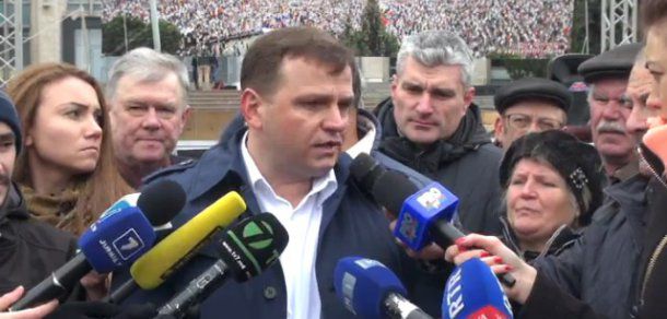Năstase a adăugat că Platforma Civică DA pledează pentru un preşedinte comun al tuturor forţelor pro-europene. Foto: captură video
