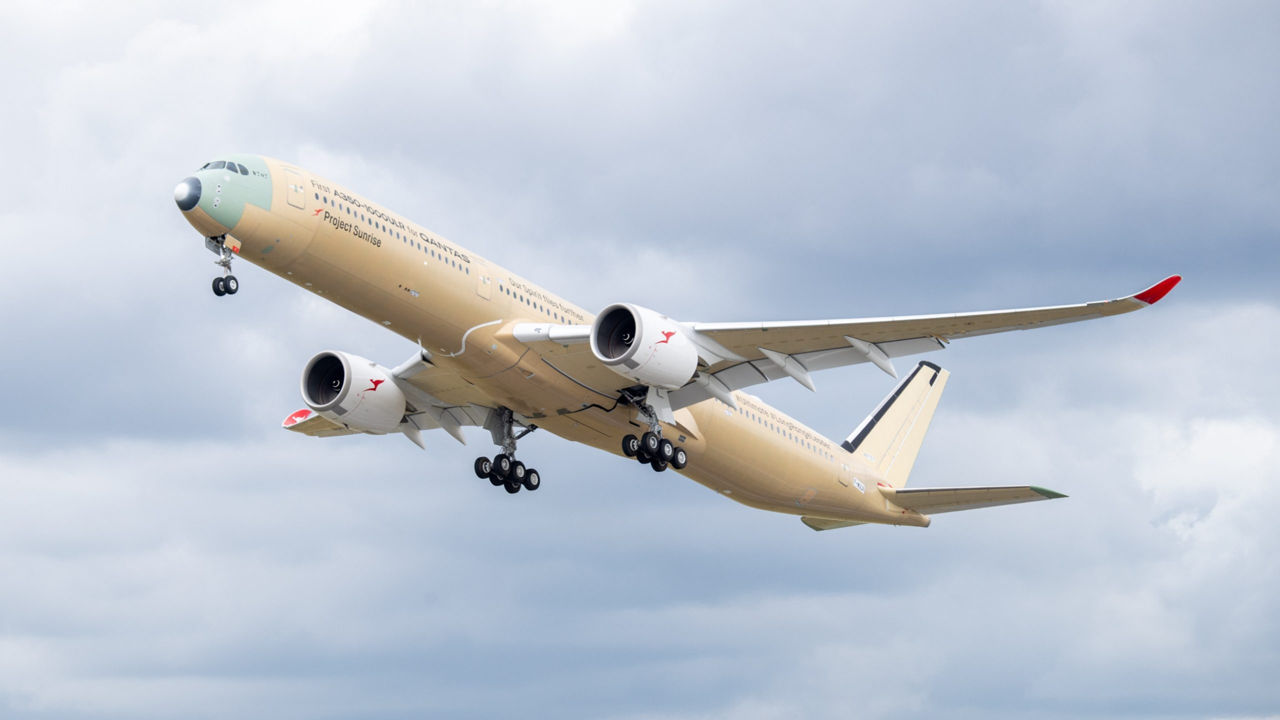 Airbus протестирует прямой 22-часовой полет из Франции в Австралию.