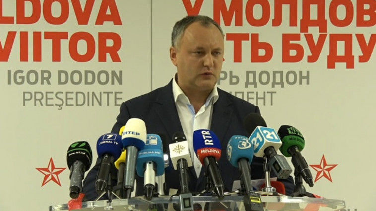 igor Dodon, candidatul PSRM la funcția de președinte al RM. Foto: privesc.eu