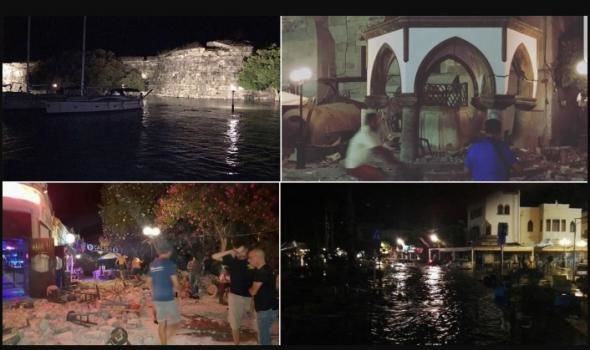 Cutremur puternic în largul coastelor Turciei și Greciei. Sunt morți și răniți. Foto: Digi24.ro