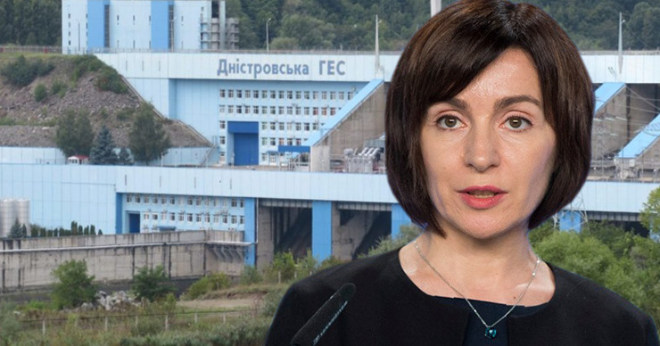 Санду о ситуации на Днестре: Мы ведем переговоры с Украиной при участии ЕС. Коллаж: Point.md.