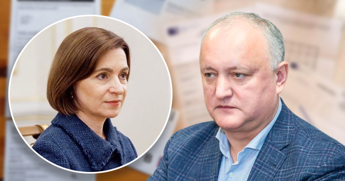 Додон: Санду руководила страной "по почте" весь свой мандат. Коллаж: Point.md