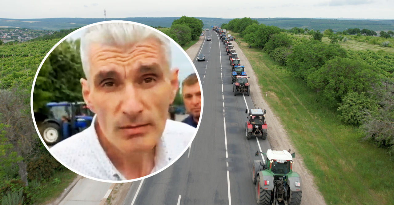 Слусарь: Тракторы войдут в Кишинев во вторник с утра. Коллаж: Point.md