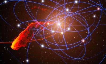 Gillessen a studiat gaura neagra Sagittarius A timp de 20 de ani.