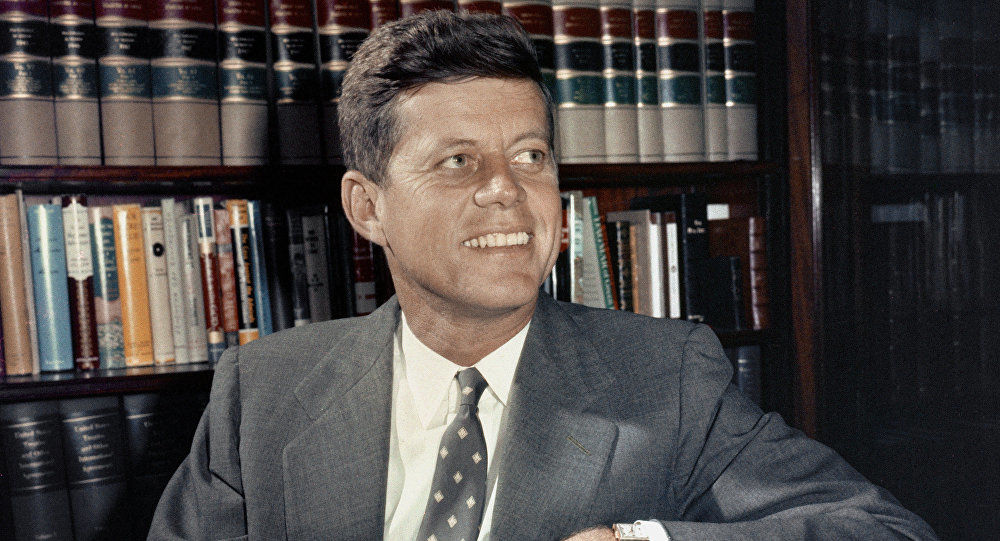 35-й президент США Джон Кеннеди.