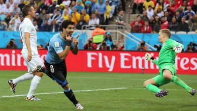 Golgheterul din Premier League a marcat la singurele șuturi ale sud-americanilor pe poarta lui Hart și a făcut ca golul lui Rooney să fie util doar la capitolul statistici.