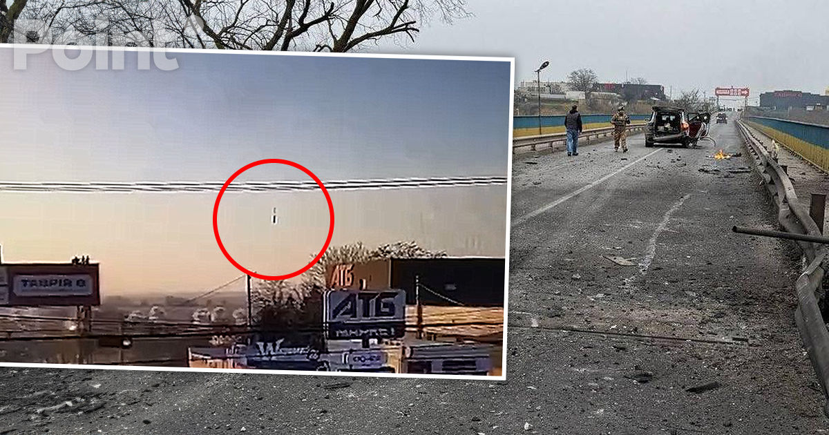 Imagini video cu momentul atacului asupra podului din apropierea satului Palanca.