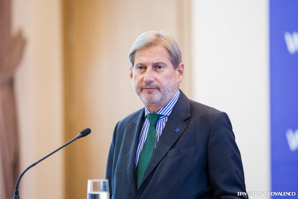 Comisarul european pentru politica de vecinătate şi negocieri de extindere, Johannes Hahn.