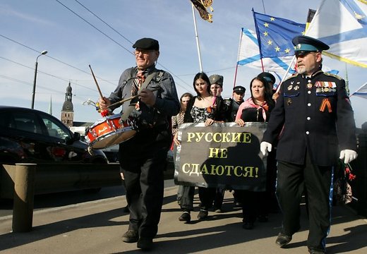 В полиции считают, что деятельность "Родины" направлена на раскол общества.  Фото: rus.delfi.lv
