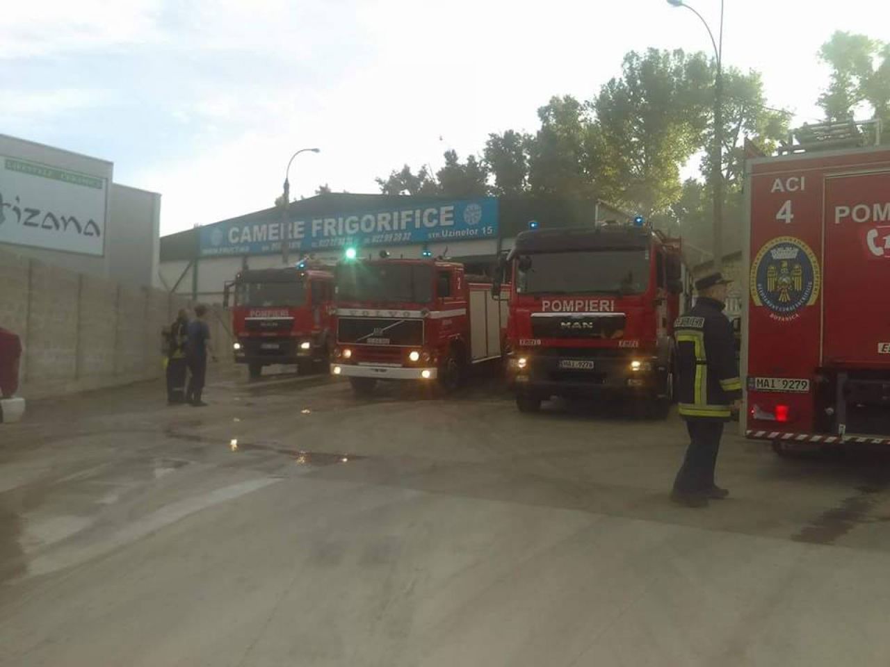 В результате возгорания сгорело 80 квадратных метров помещения. Фото: dse.md.