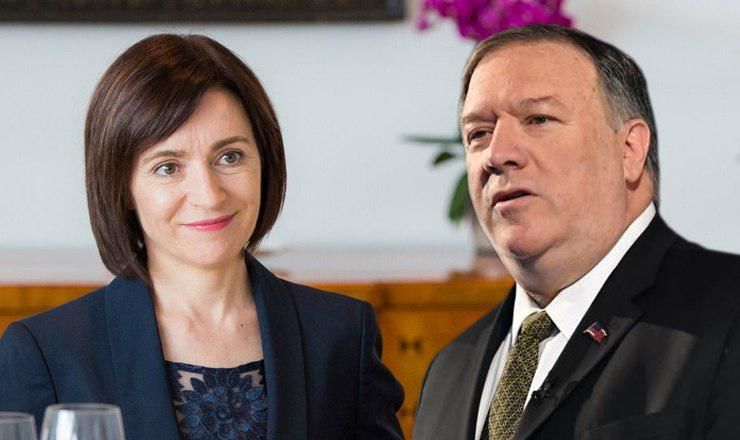 Встреча Санду и Помпео оказалась под угрозой срыва.