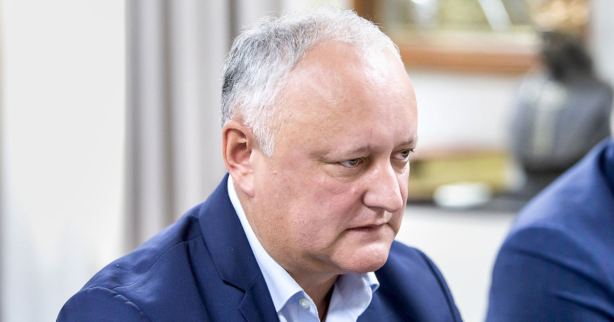 Додон: Экономика Молдовы движется к рецессии.