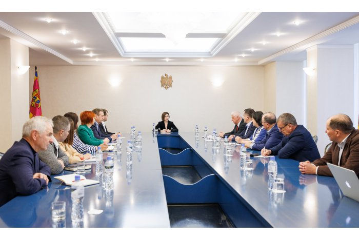 Президент обсудила с представителями аграрного сектора собрание "Европейская Молдова".