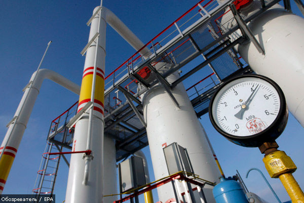 В 2014 году импорт газа из Российской Федерации сократился по сравнению с 2013 годом на 44%