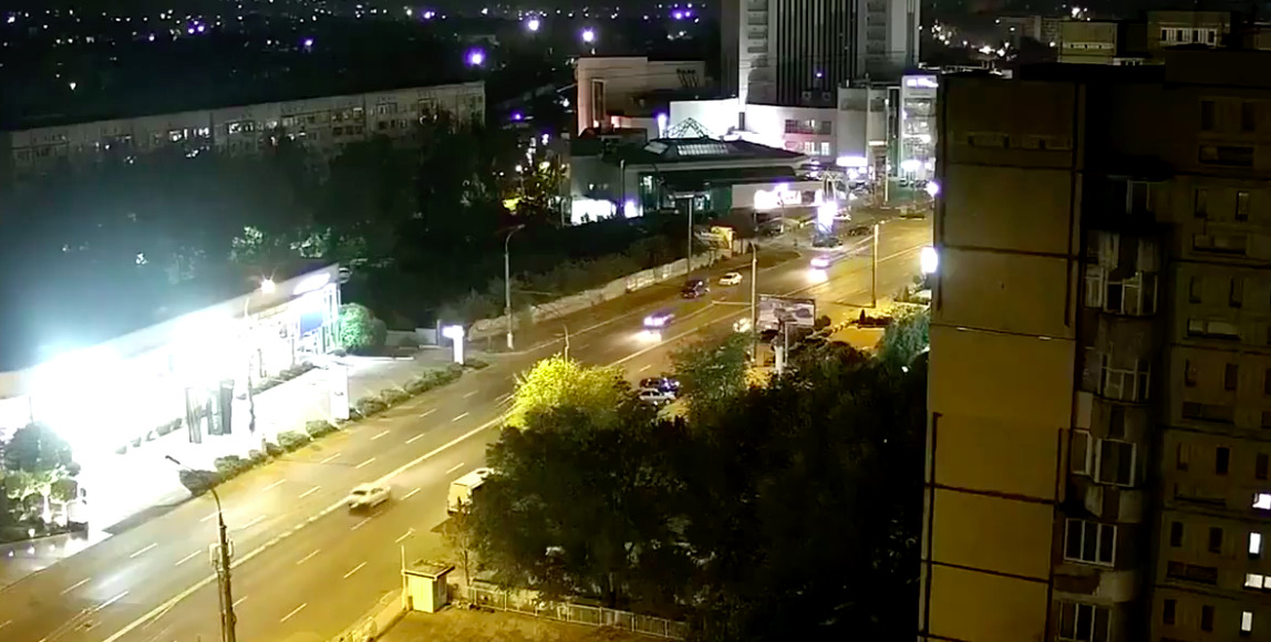 Момент землетрясения в Кишиневе попал на видео.