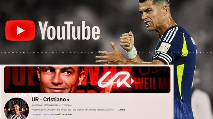 Ronaldo și-a creat propriul canal de YouTube și a stabilit un record.