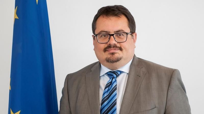 Глава делегации ЕС в Республике Молдова Петер Михалко. 