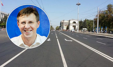 Chirtoacă: De ce se deformează asfaltul și dispar marcajele de pe bd. Ștefan cel Mare. Foto: unimedia