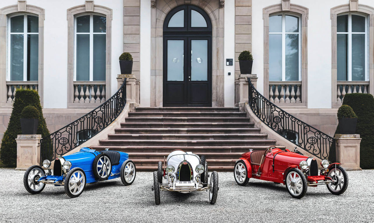 Презентован необычный электромобиль Bugatti за 80 000 евро.