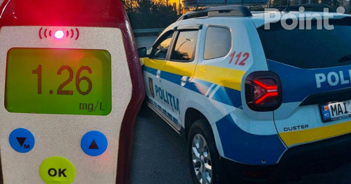 Un bărbat de la Edineț, prins beat la volan: Riscă până la cinci ani de închisoare.