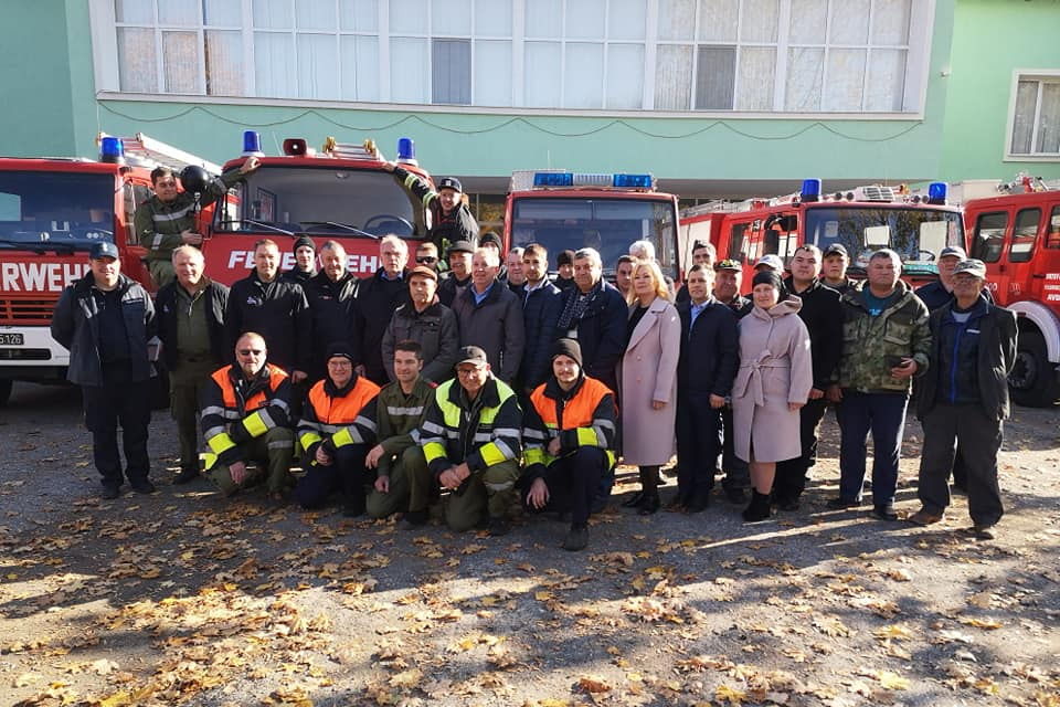 Гагаузия получила пожарные автомобили от Австрии.