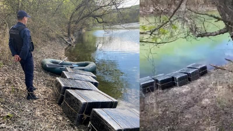 Задержаны контрабандисты, пытавшиеся переправить сигареты в Румынию.