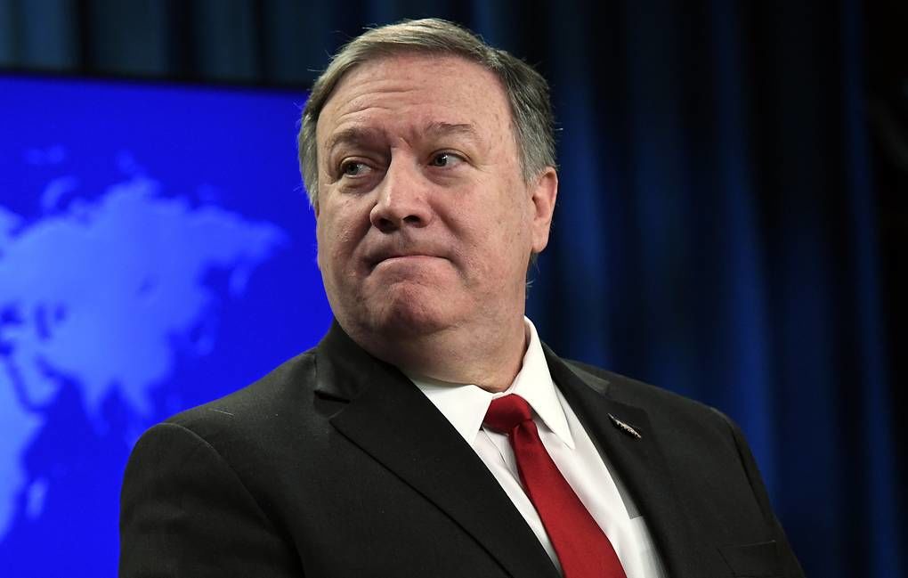 Госсекретарь США Майк Помпео.
