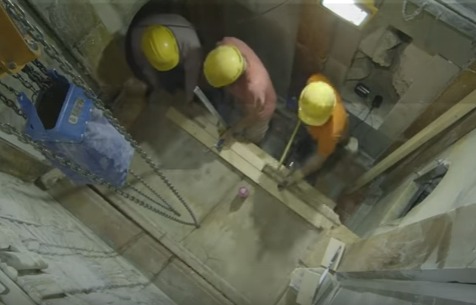 Опубликовано видео вскрытия гробницы Иисуса Христа.
